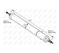 Filtre déshydratant, climatisation NRF 33100