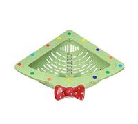 Filtre d'évier magnétique - Passoire triangulaire - 23,5 x 21,5 x 8 cm - Panier à nourriture - Design d'angle - Pour fruits, légumes, pâtes