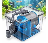Filtre en acier inoxydable de 200 mailles, cartouche réutilisable | Sans consommables, for les réservoirs en toile des étangs de poissons d'eau douce(5000L/H)