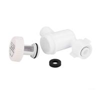 Filtre en maille d'acier inoxydable 304 pour valve d'entrée de toilettes, purificateur d'eau efficace, élimination des impuretés, filetage mâle G1/2, étanche, protège le réservoir d'eau, prolonge la