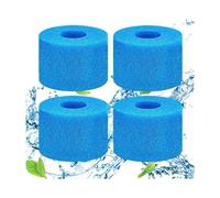 Filtre en Mousse pour Spa - S1 - Lot de 4 - 10,8 cm - Éponge Filtrante - Réutilisable