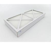 Filtre Générique F7/EU7 compatible VMC double flux UNELVENT IDEO 325 ECOWATT/INITIA 225 en Papier, 400 x 187 x 4.8 mm, Filtration supérieure, Fabriqué en Europe