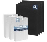 Filtre HEPA de rechange HPA300 pour purificateur d'air Honeywell HPA300, HRF-R compatible avec les séries HPA300, HPA3300, HPA5300 (3 filtres HEPA R + 4 préfiltres à charbon A)