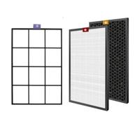 Filtre Hepa Filtre À Charbon Actif Pré-filtre For Pièces De Rechange For Purificateur D'air JAC35M2101W Compatible With Honeywell HPF35M1120 OCF35M6001(1set)