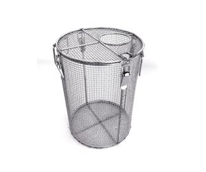 Filtre Inox 304 Pompe Submersible Anti-Obstruction Bassin Irrigation | Sortie d’eau + passage câble, crépine filtre robuste anti-colmatage pour pompe bassin(35x70cm/13.8x27.6in)