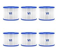 Filtre Piscine Bestway 58323, 6 PCS Filtre Spa Type VI pour Lay-Z-Spa, Miami, Monaco, Vegas