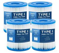 Filtre Piscine Type I, Lot de 4 Cartouches filtrantes pour 58381 Type I pour Filtre de Piscine