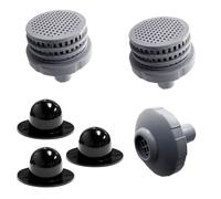 Filtre pour piscine - Lot de 6 - Résistant au chlore - Compatible avec piscines INTEX - PVC souple