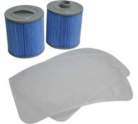 Filtre pour spas et jacuzzis, de couleur grise, avec une grande capacité de filtration