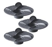 Filtre Récupérateur De Cheveux pour Douche - Lot de 3 crépines de Sol pour canalisation,Couvercle de bonde de Douche - pour Buanderie Garage Appartement Salle De Bain Maison
