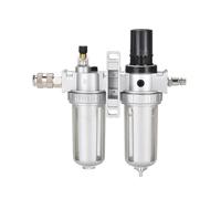 Filtre régulateur séparateur d'eau et d'huile pour compresseur d'air | SFC200 SFC300 SFC400 Filtre Régulateur 1/4 3/8 1/2 NPT 1.0MPa 145psi Haute Efficacité(Sfr W Pc12,300)