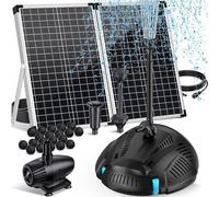 Filtre solaire pour étang, 55 W, pompe de 2000 l/h, ensemble pour fontaine