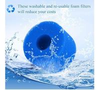 Filtre Spa Éponge - Intex - S1 - Réutilisable - Lavable - 2 pièces