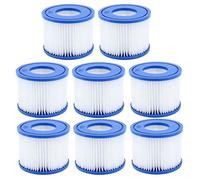 Filtre Spa - Roame - 8PCS - 10x10x7,5cm Cartouche filtrante pour piscine - Lavable/réutilisable - Est conçu pour les SPA gonflables