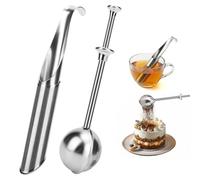Filtre The Infuseur Thé Boule a The Theiere Avec Infuseur Passoire Inox | Boule à Thé Filtre À Thé Infuseurs Thé Acier Inoxydable Tube Theiere Avec Infuseur En Acier Inoxydable Passoire À Épices