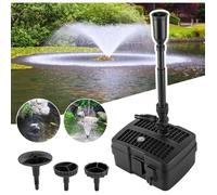 Filtre UV pour bassin 4-en-1 - 10 m, 24 W, lampe UV 5 W, stérilisation avec vanne 3 voies et tuyau télescopique
