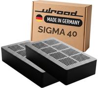 Filtres à charbon actif, lot de 2, pour Geberit Sigma 40 DuoFresh