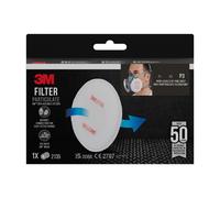 Filtres anti-poussières P3 2135 - 1 paire - 3M - 2135N01 00