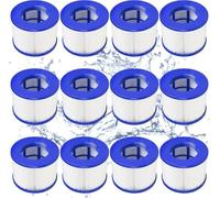 Filtres De Piscine À Cartouche, Compatibles For Clever Spa, 8106, Compatibles For Cozy Spa, Compatibles For Aqua, Compatibles For B Cool 2, Be, Compatibles For Ospazia, Filtre De Baignoire De(12pcs)