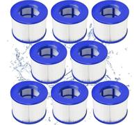 Filtres De Piscine À Cartouche, Compatibles For Clever Spa, 8106, Compatibles For Cozy Spa, Compatibles For Aqua, Compatibles For B Cool 2, Be, Compatibles For Ospazia, Filtre De Baignoire De(8pcs)