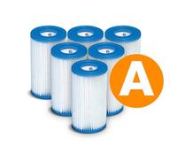 Filtres de Pompe - Intex - Type A - Lot de 6 - Papier - Modèle 29000