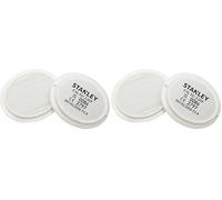Filtres de rechange Stanley pour respirateurs - 2 paquet - Efficacité de filtration supérieure - Résistance respiratoire extrêmement faible - Compatible avec les respirateurs Stanley