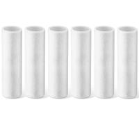 Filtres de remplacement, 80 µm, lot de 6, compatibles avec Grünbeck FS 1, filtres d'eau pour la maison, en laine, sans cloche de protection