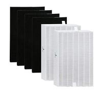 Filtres de remplacement HPA100 Premium compatibles avec le purificateur d'air Honeywell, 2 HEPA filtre + 4 HPA100 en carbone, remplacement pour Honeywell Part HRF-R1, HRF-R2, HRF-R3