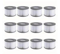 Filtres de remplacement pour spas Whirlpool et autres marques, lot de 12, compatibles avec les spas MSpa à partir de 2020
