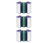 Filtres HEPA avec charbon actif pour purificateurs d'air de type tour, lot de 3