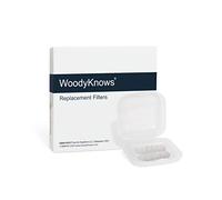 Filtres nasaux WoodyKnows Super-Defense, aide aux allergies saisonnières et à la pollution industrielle, protection dans les transports publics (Narine Étroite, M, 3 Filtres + 24 Remplacements)