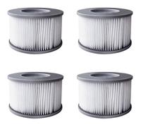 Filtres pour spa gonflable - MSpa - Lot de 4 pièces - 120 plis - Durable et réutilisable