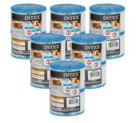 Filtres pour spa - Intex - Lot de 12 cartouches - Cylindrique - 7 6 x 10 1 cm