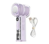 Filvczt Ventilateur à Main Rafraîchissant,Batterie 3000 mAh Rechargeable USB 100 Vitesses - Mini Ventilateur Personnel Portable | Pour Dortoir Pique-Nique Camping Bureau Activité