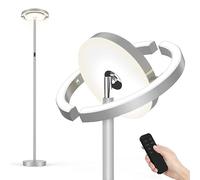 FIMEI Lampadaire LED 3000K-6000K, Dimmable en Continu, Éclairage Salon, 36W | Avec Télécommande et Contrôle Tactile, Lumière Centrale Downlight, Lampe sur Pied pour Chambre et Bureau, Design Moderne