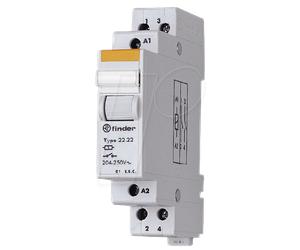 FIN 22.21.8 230V - Relais d'installation, 1 × contact NO, 250 V / 20 A, 230 V