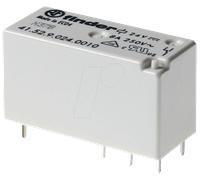 FIN 41.52.6S 24V - Relais sur circuit imprimé - bistable, 2 contacts inverseurs, 24