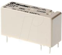 FIN 43.61.9 12V - Relais pour carte à circuits imprimés, hauteur d'encombrement 15