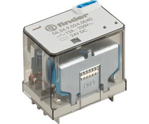 FIN 56.34.9 48V - Relais industriel, 4x UM, 250V/12A, 48 V DC