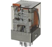 FIN 60.12.8 12V - Relais industriel, 2 contacts 10 A, 8 pôles, 12 V c.a.