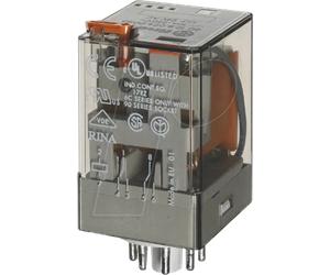 FIN 60.12.9 48V - Relais industriel, 2 contacts 10 A, 8 pôles, 48 V c.c.