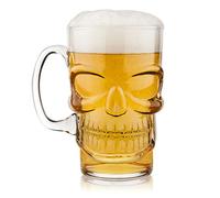 Final Touch FTA1862 Gothic Skull Beer Lager Pint Verre, Barware Halloween