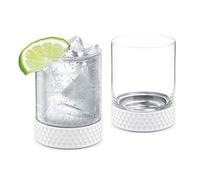 Final Touch Lot de 2 verres à whisky/cocktail, golf, 350 ml, lot de 2 (FTA6652)