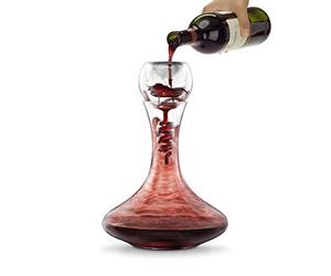 Final Touch Twister WDA919 Ensemble aérateur et décanteur en verre
