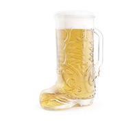 Final Touch Wild West GG5026 Verre épais en forme de botte de cowboy 650 ml avec poignée Idéal pour la bière, les boissons mélangées et plus encore