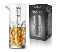 Final Touch Yarai Double Jigger Glass Mixing Jug Verre doseur épais 100 ml