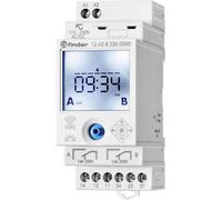 Finder 12A200240000 Horloge programmable Programme hebdomadaire, programme journalier IP20 Fonction astronomique, programme vacances, fonction impulsion (12A200240000)