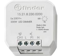 Finder 15.21.8.230.0200 Variateur encastré Adapté pour ampoule: Lampe LED gris clair