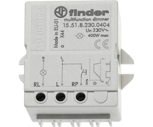 Finder 15.51.8.230.0404 Variateur encastré gris transparent