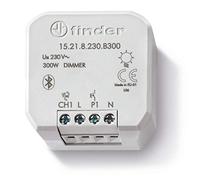 Finder 15218230B300 Série 15 Varialuce, 50/60 Hz, 230 V, Standard, 300 W, Montage à encastrer, 1 NO, Bluetooth BLE, AC, 50/60 Hz
